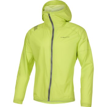 La Sportiva Pocketshell Jacket Mens, Lime Punch / Carbon, S