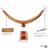 Tower Hill Parachute fabric hammock for children