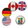 Groundspeak Country Micro Geocoins