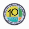 Groundspeak 10 Years of Geocaching Patch
