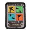 Groundspeak Four Color Geocaching Logo Trackable Patch